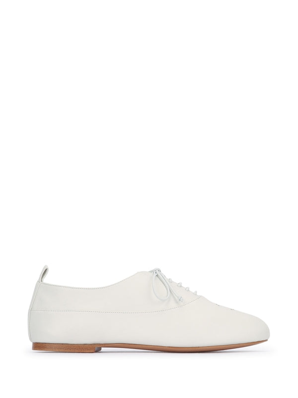 Celine White Lace-Ups