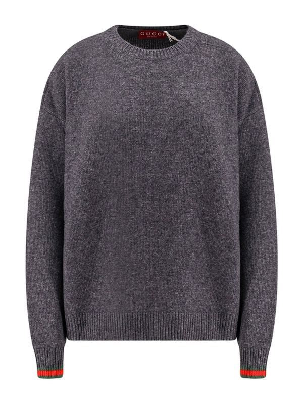Crew Neck Wool Cashmere Knit