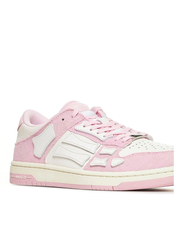 スケルレザーロートップスニーカー