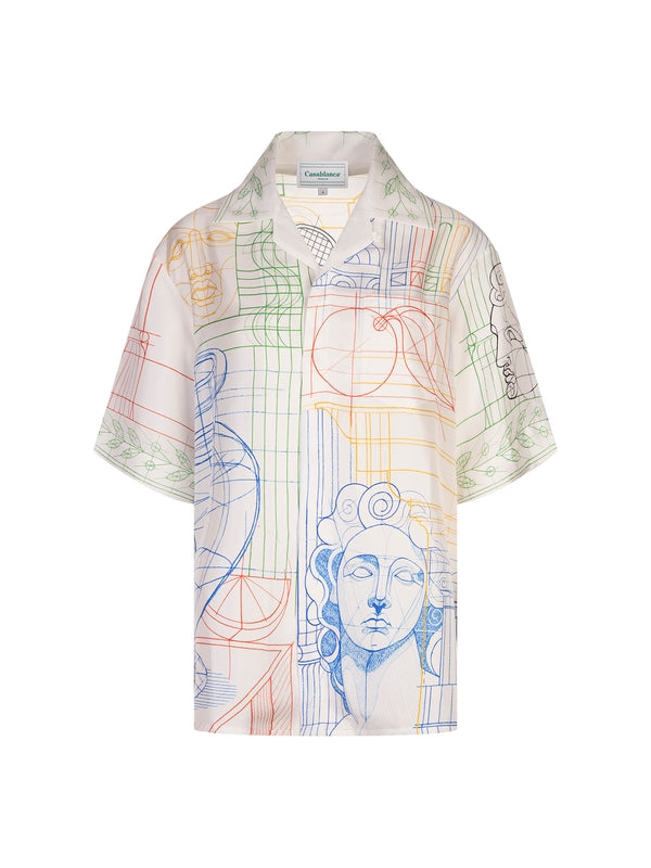 Tennis Play Silk Shirt