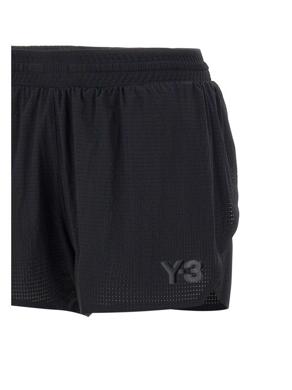 Logo Patch Nylon Shorts