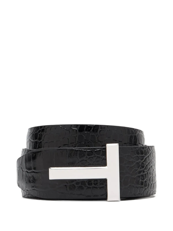 Tom Ford Black Leather Belts