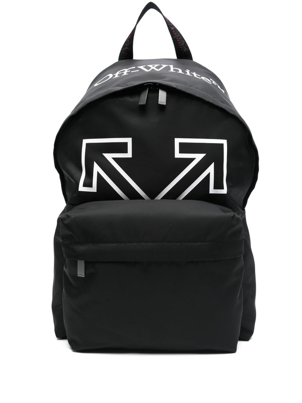 Arrow Logo Printed Nylon Backpack