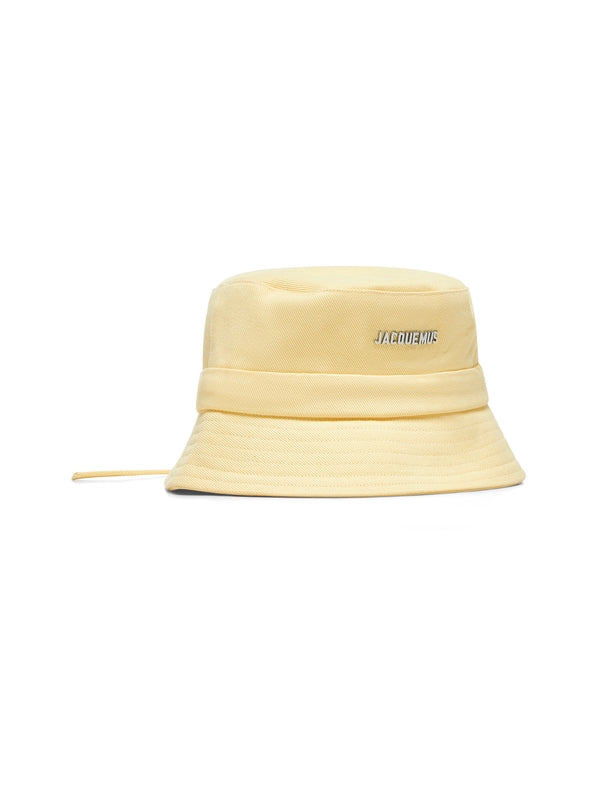 Logo Detail Cotton Bucket Hat