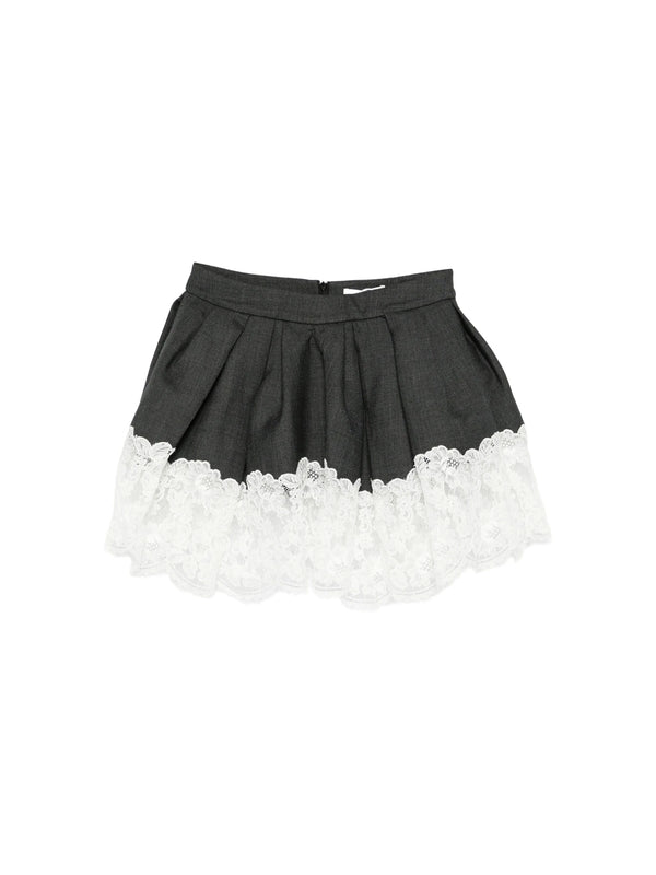 Lace Trim Skirt