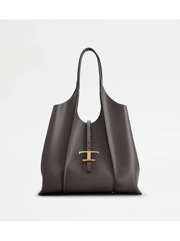 Tod'S Gray Shoulder Bag
