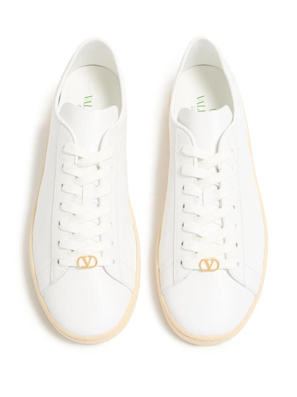 Valentino White Low Top Sneakers