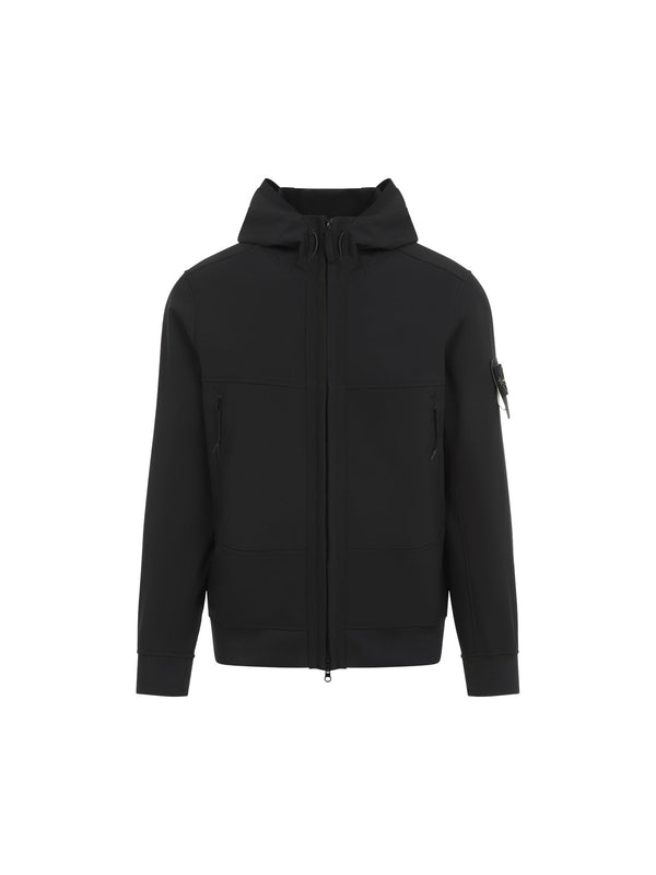 Wappen Patch Hoodie Jacket