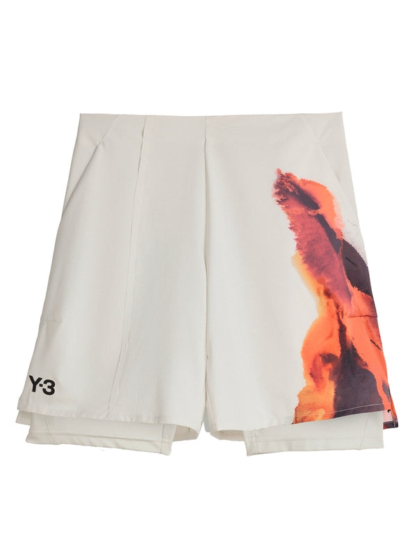 Y3 Ivory Shorts