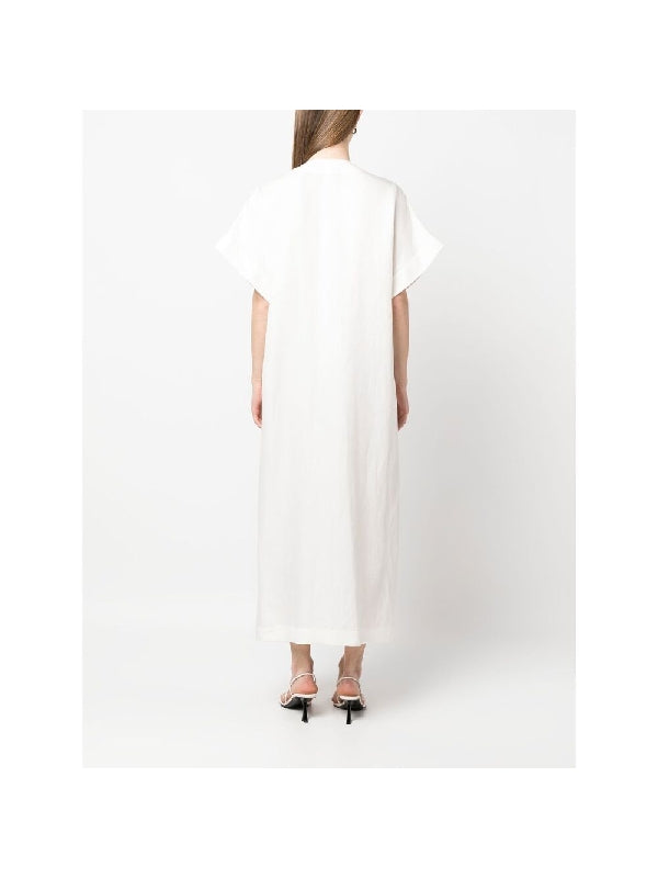 Wide Sleeve Shirt Dress