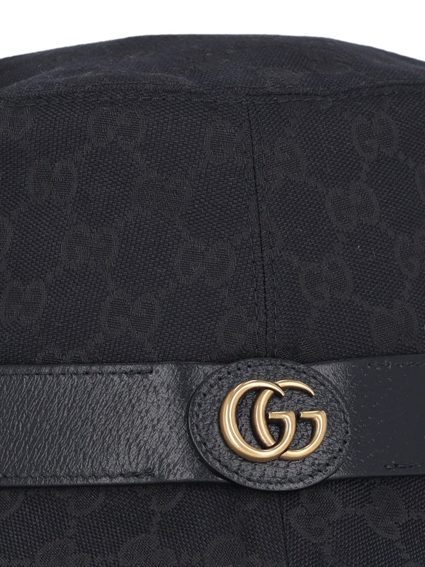 Gg Pattern Belt Bucket Hat - Jente