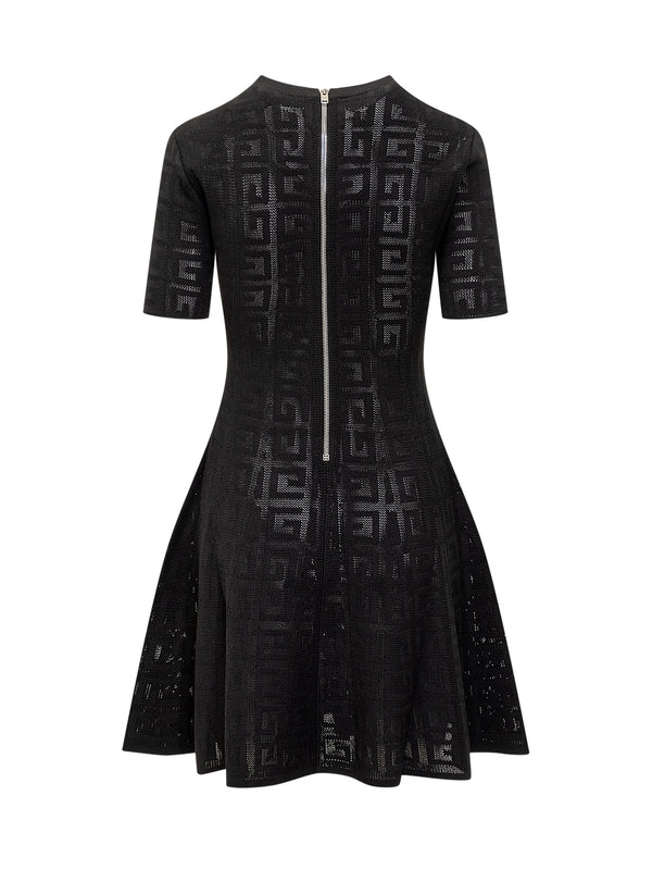 4g Pattern Mini Dress