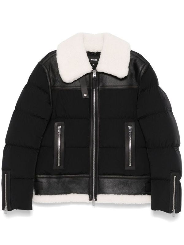 Robert Shearling Collar Padded Jacket