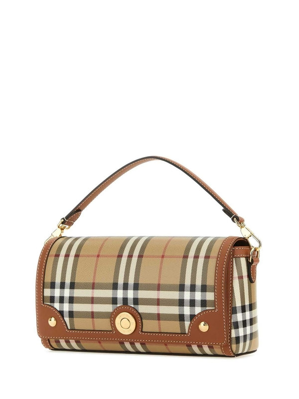 Burberry Beige Checked Crossbody & Shoulder Bags