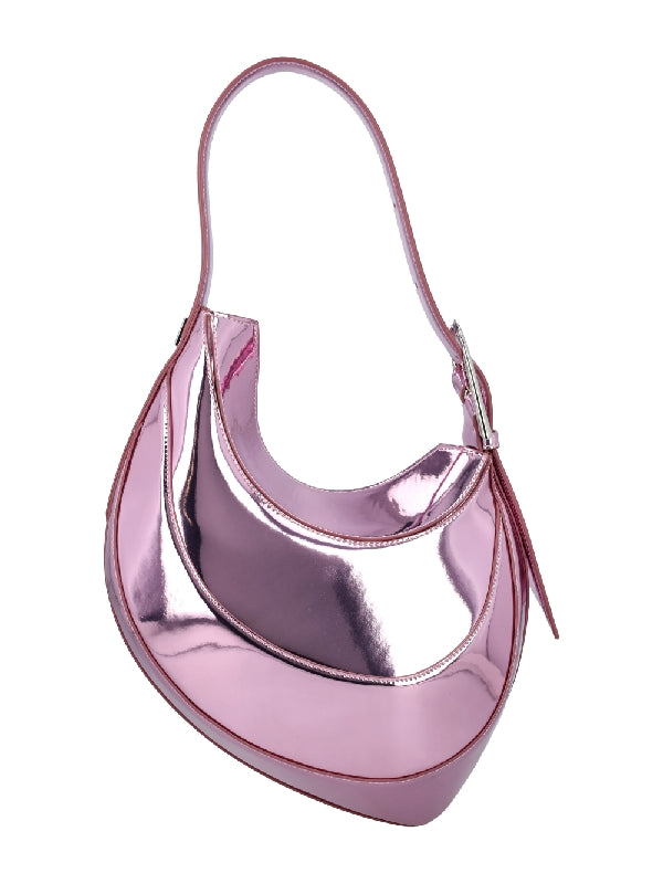 Metallic Spiral Curve 02 Shoulder Bag