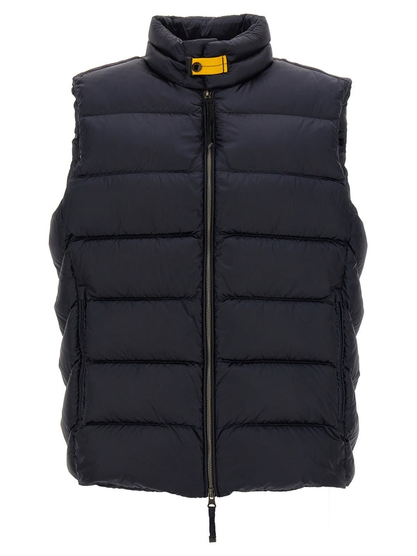 High-Neck
  Quilted Padding Vest