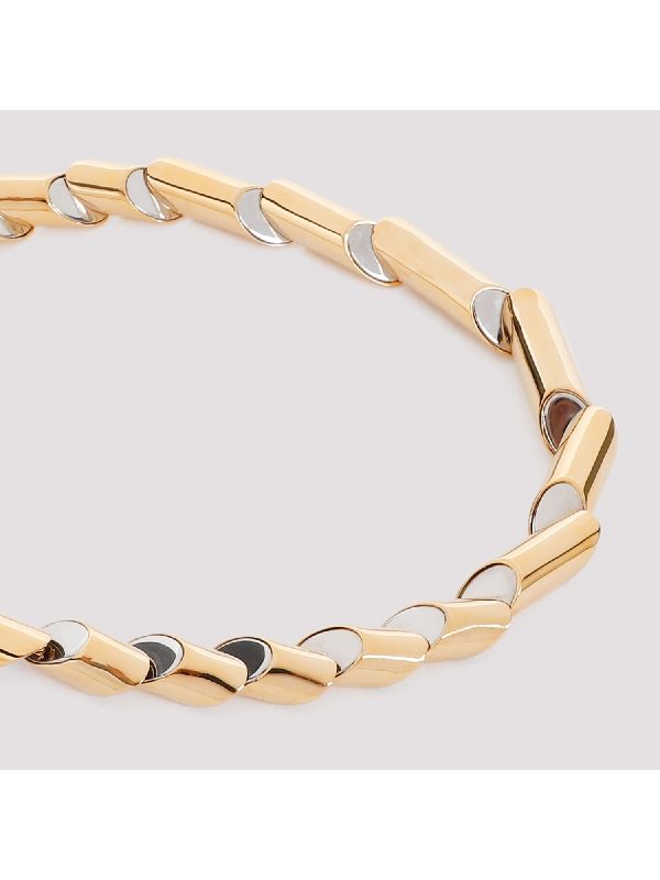 Sequence Brass Necklace