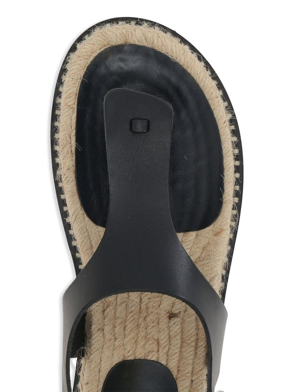 Castañer Black Flip Flops