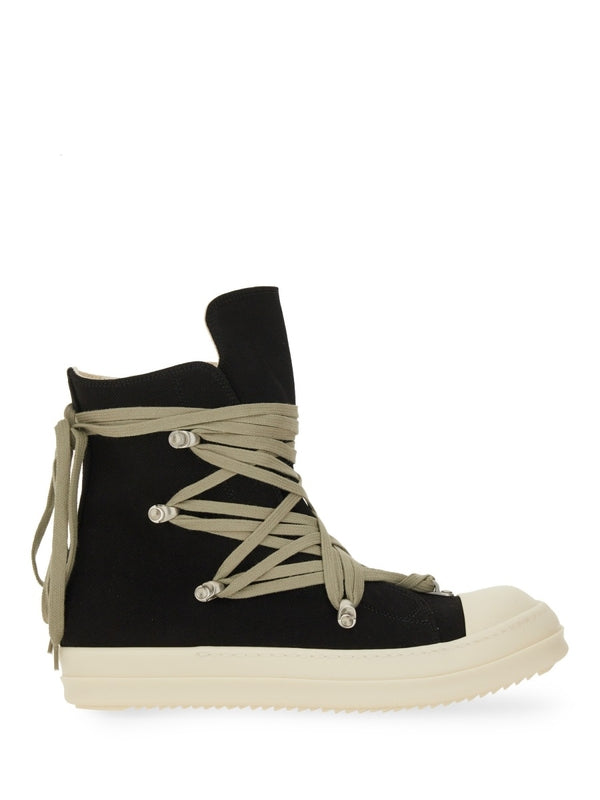 Rick Owens Drkshdw Black High Top Sneakers