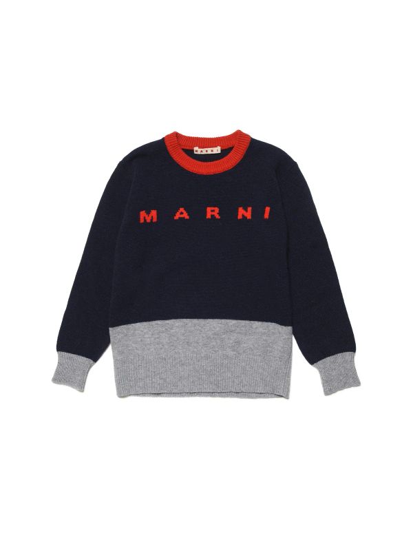 Logo Wool Blend Knit