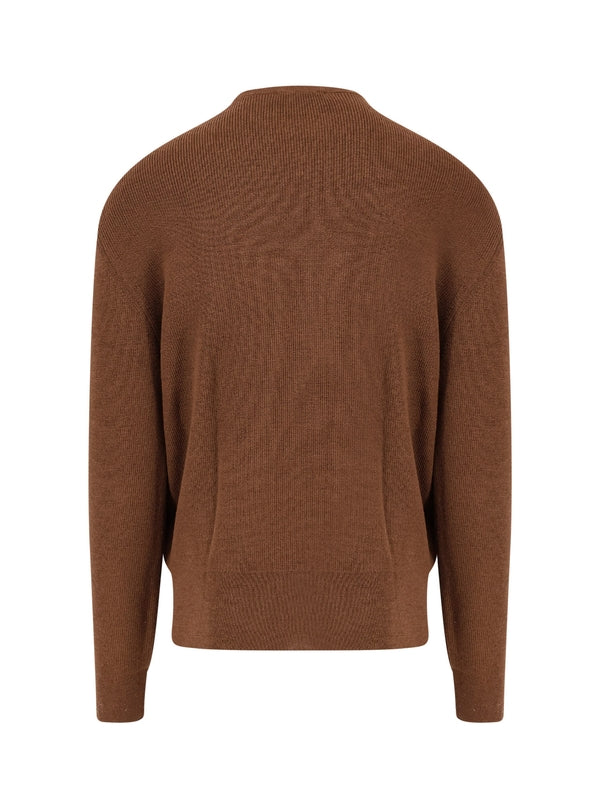 Crewneck Wool Blend Knit