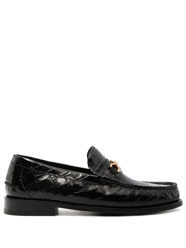 Versace Black Loafers