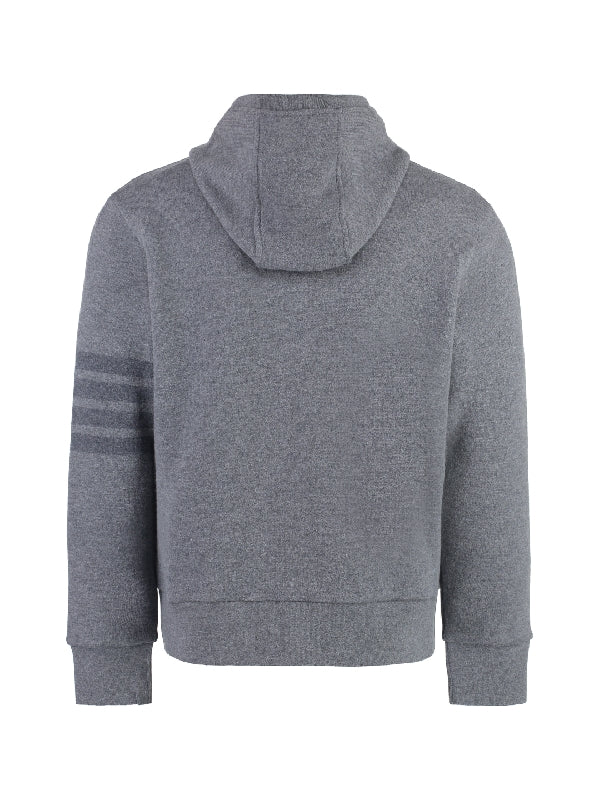 4-Bar Knit Hoodie