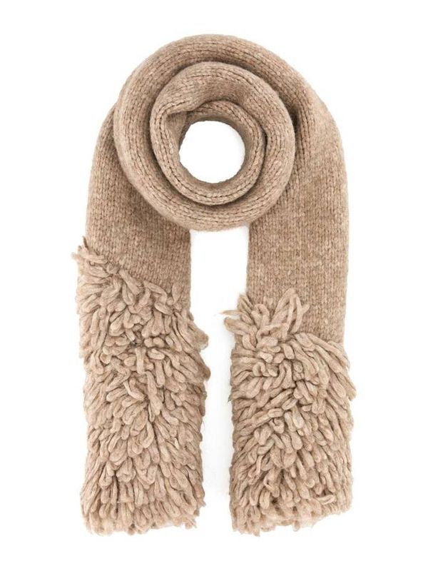 Shearling Alpaca Blend Muffler