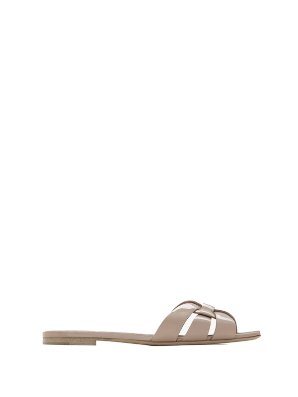 Saint Laurent Beige Slides