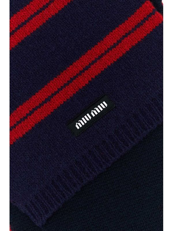 Stripe Wool
  Cashmere Muffler