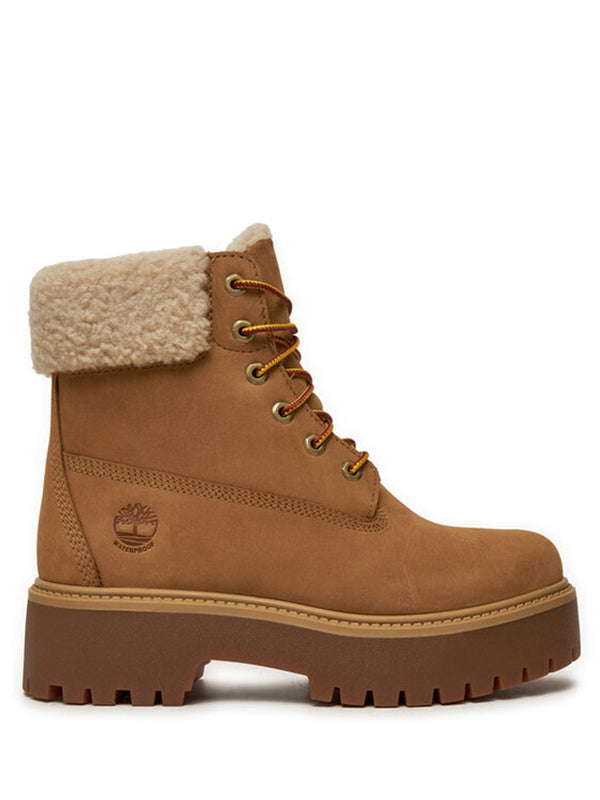 Timberland Brown Lace-Up Boots