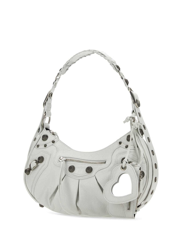 Balenciaga Le Cagall Small White Crossbody & Shoulder Bags