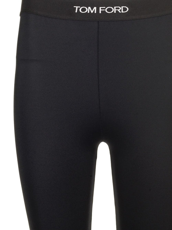 Shiny Logo Banding Leggings