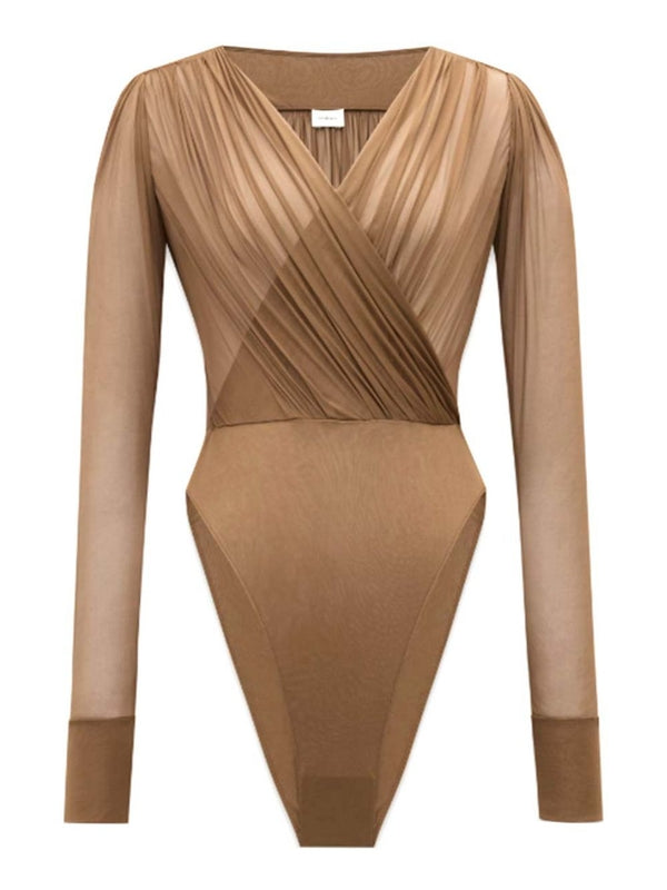 Viscose Wrap Bodysuit