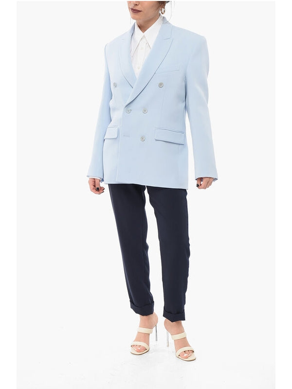 Wardrobe.Nyc Sky Blue Tailored Jacket
