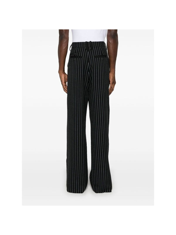 Trouble Stripe Wool Blend Pants