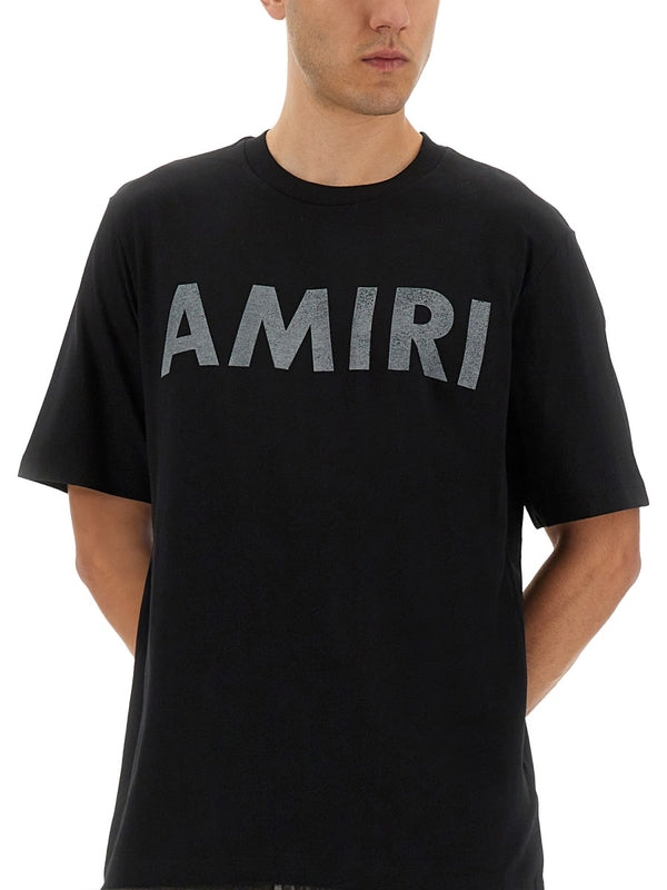 Amiri Black Half Sleeve