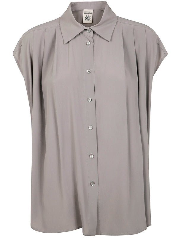 Semi-Couture Gray Shirt & Blouse