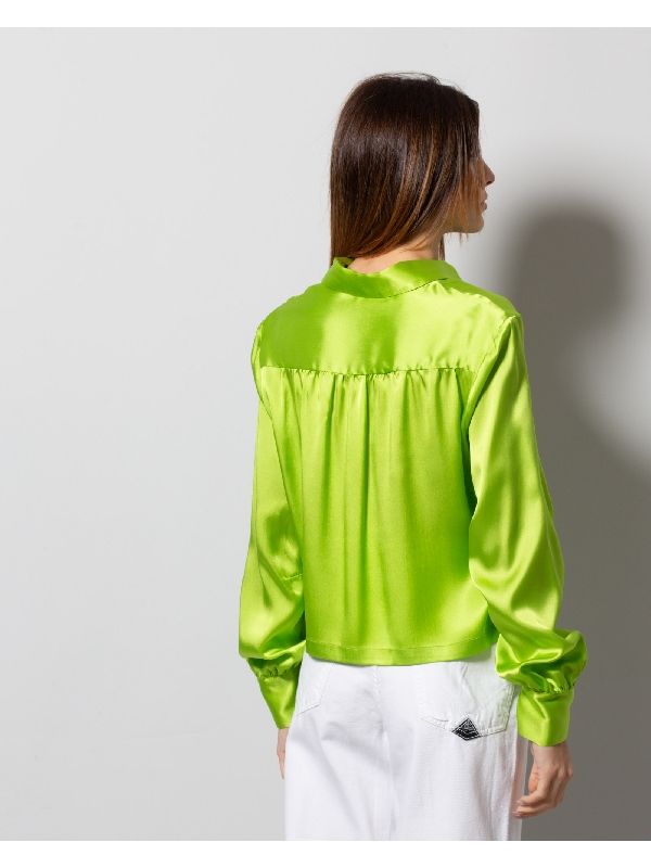 Alaina Satin Shirt