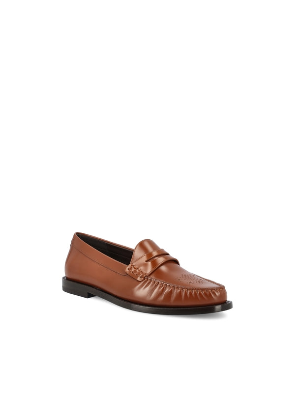 Vivienne Triomphe Leather Loafers