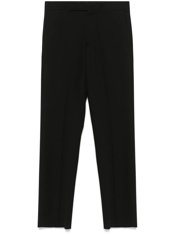 Tapered Wool Tailored Pants