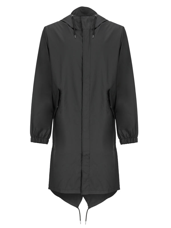 Rains Black Parka