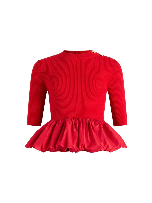 Patou Red Knitted