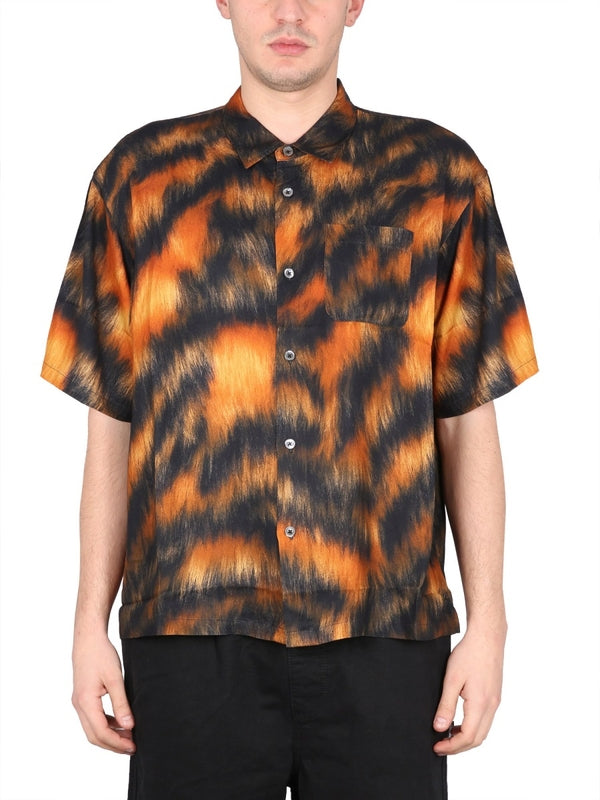 Fur Printing Viscose Shirt