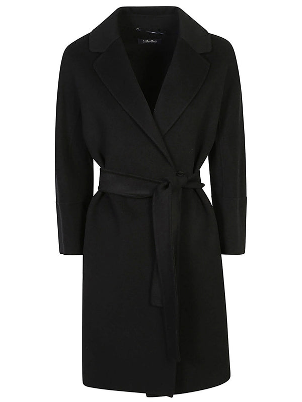 Arona Tie Double Wool Coat