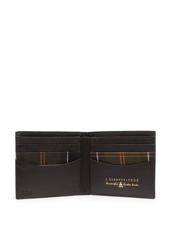 Barbour Green Checked Wallets