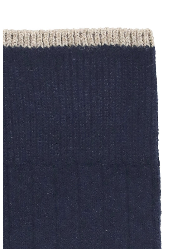 Brunello Cucinelli Underwear Blue Socks