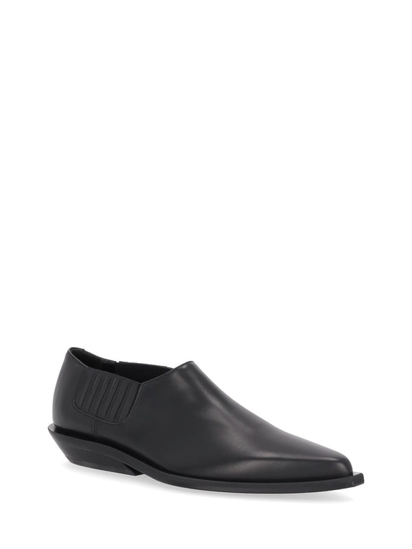 Aden Pointed Toe Calfskin Loafers