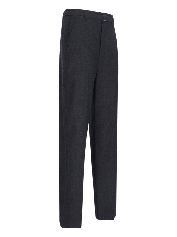 Belted Cashmere Blend Pants