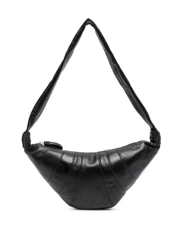 Croissant Nappa Leather Medium Shoulder Bag